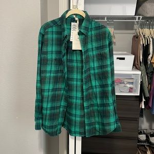 New with tags green urban outfitters flannel